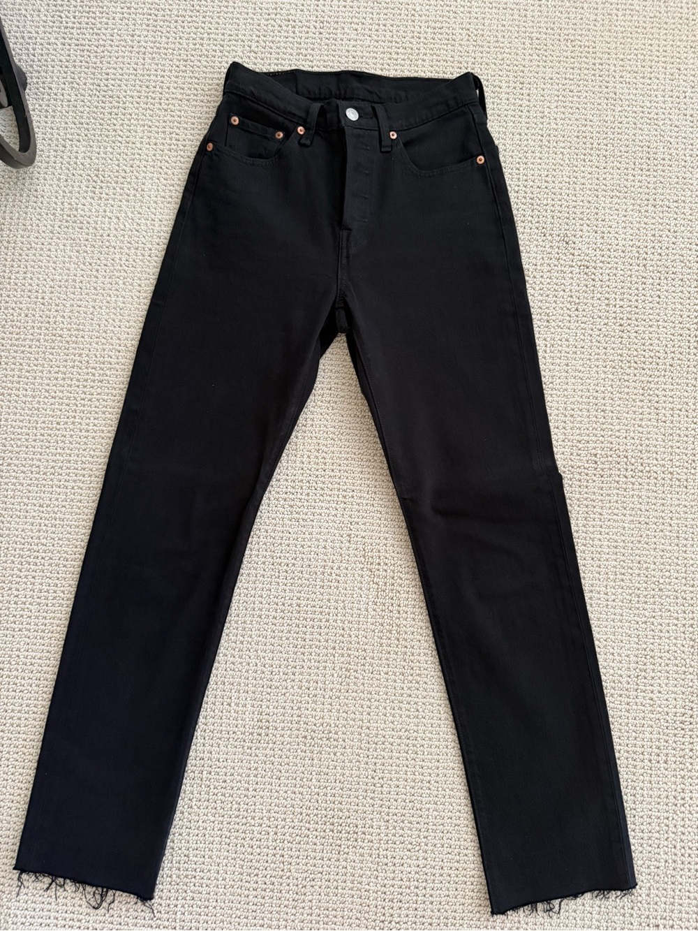 Levi's Red Tab True Black Slim Straight Jeans